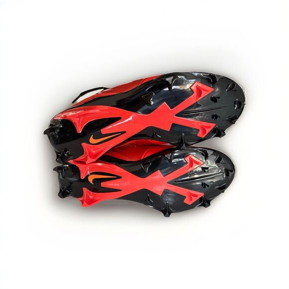Size 9.5- Nike Alpha Menace 4 Pro  Red Black Football Cleats | FQ3984-600 main image 6